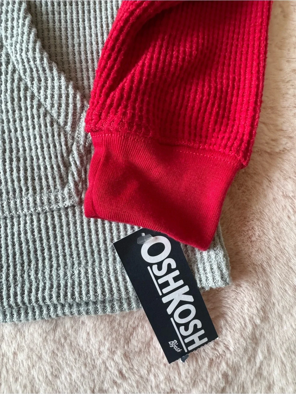 NWT OshKosh B'gosh Boys Waffle-knit Hoodie & Jogger Set Size 6
